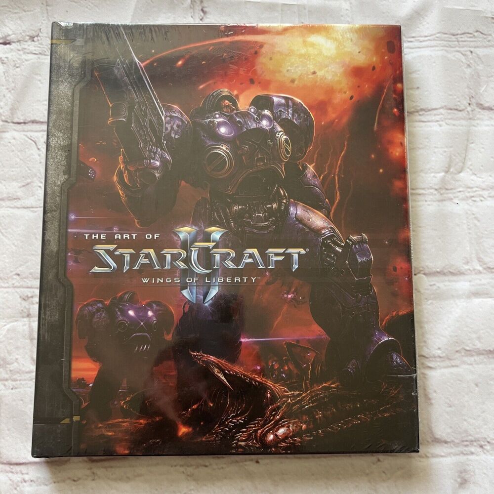 The Art of Starcraft II Wings of Liberty Hardcover Book NEW SEALED 2009